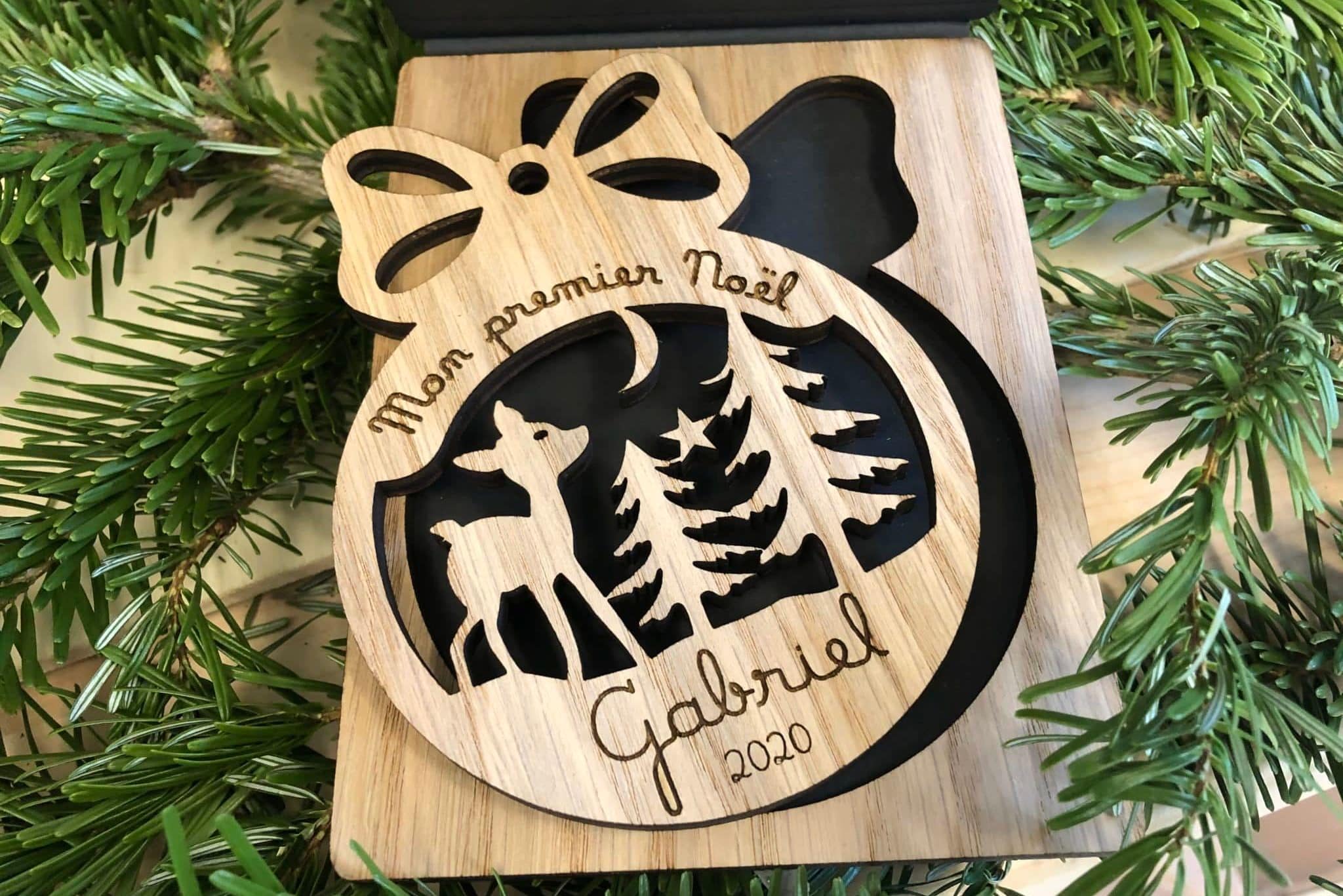 Décoration personnalisable pour noël