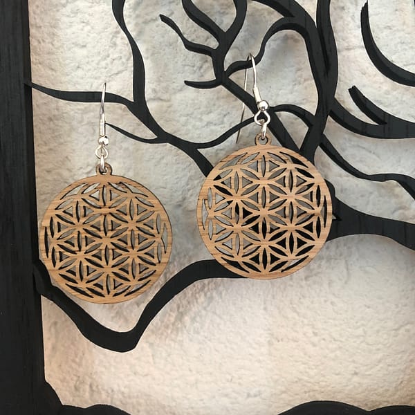 Boucles d'oreilles Fleur de Vie