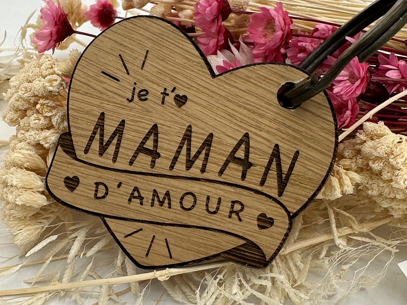porte-clefs maman d'amour