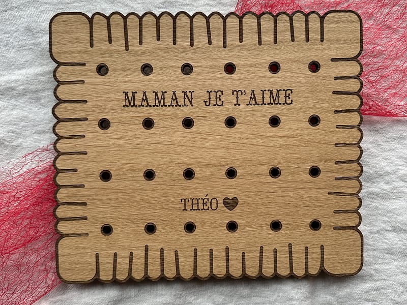 Dessous de plat décor biscuit à personnaliser