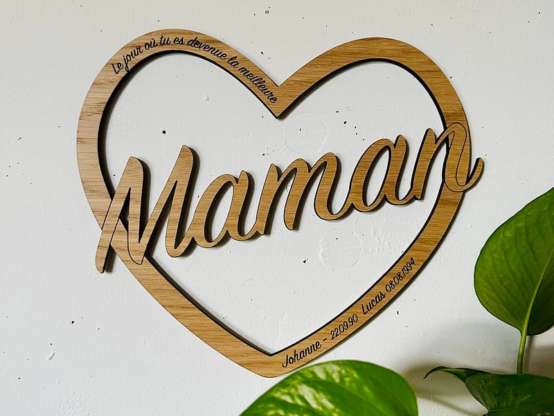 cuore di mamma da personalizzare