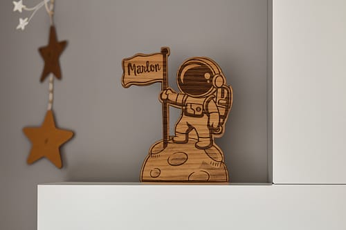 Cosmonaut wall decoration