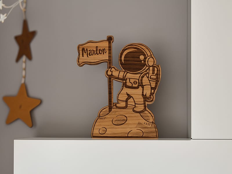 Cosmonaute décoration murale