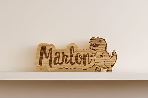 Wooden-dinosaur-personalized-first-name-1