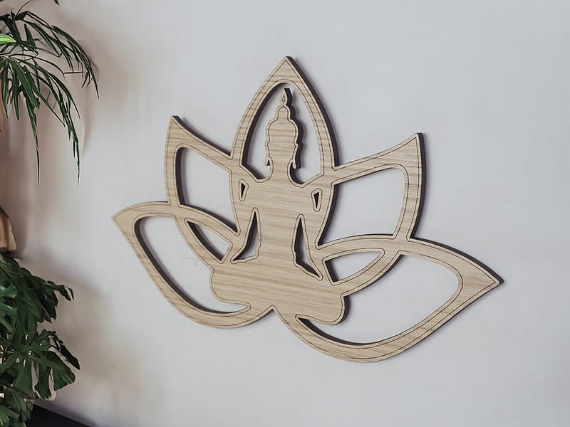 Fleur de Lotus Bouddha décoration murale