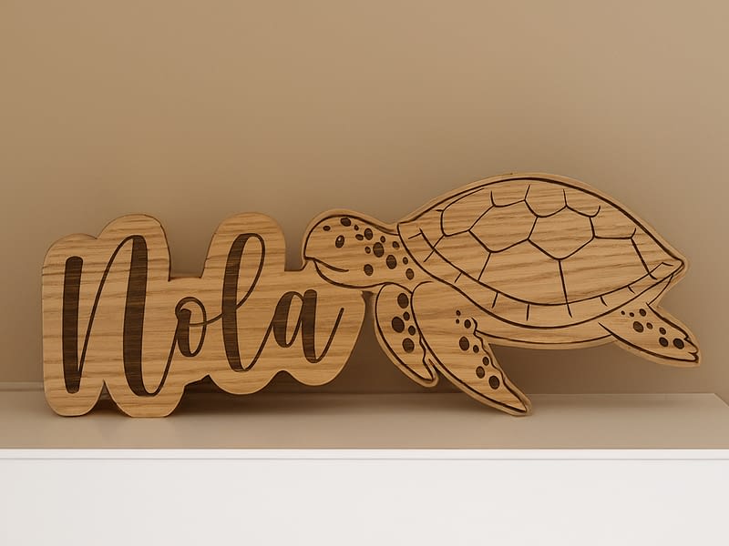 Tortue décoration murale