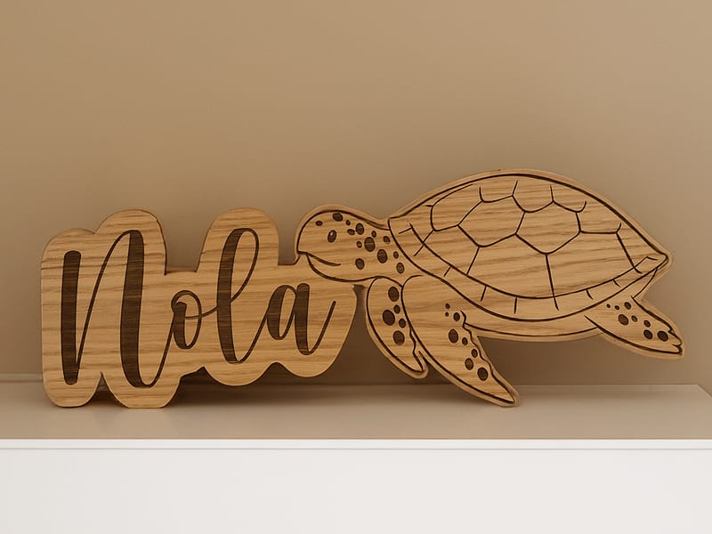 Tortue décoration murale